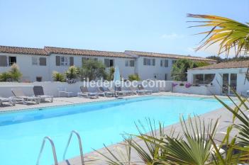 ile de ré Pretty villa very cozy 3 stars heated pool beachfront residence