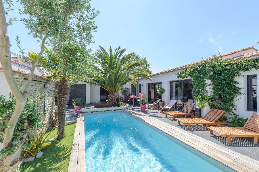 ile de ré Luxury villa with swimming pool - 5-star tourism furnished class