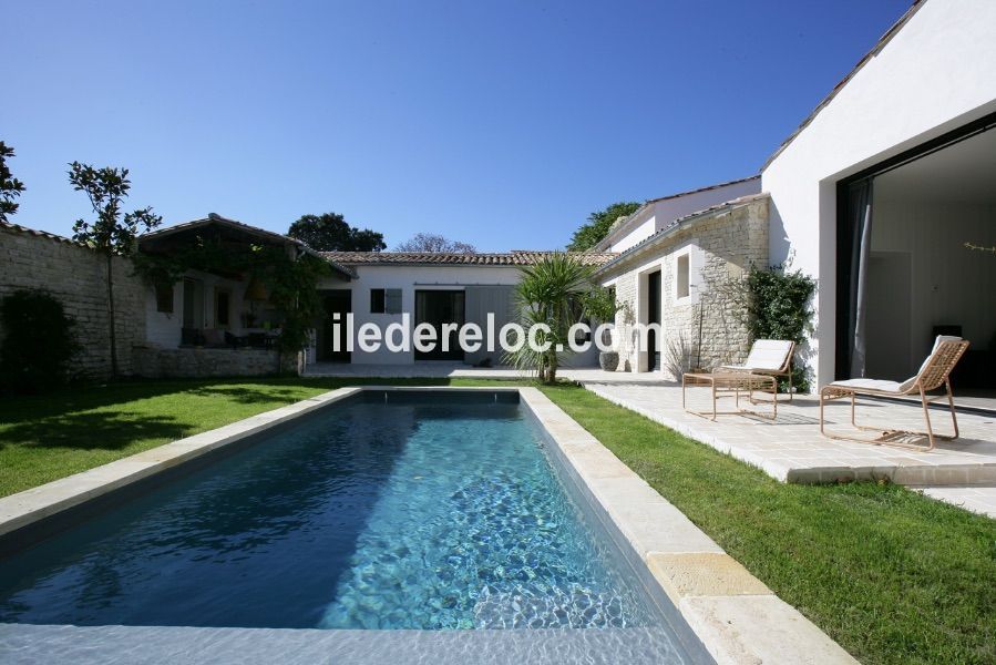 ile de ré Luxury village village villa with pool