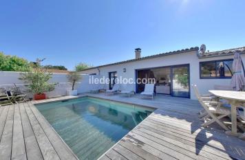 ile de ré Single storey villa with heated swimming pool and removable bottom