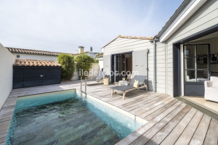 Ile de Ré:Superb lodge 4 stars heated private pool