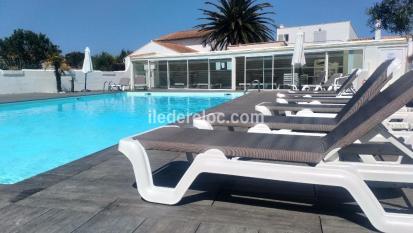 Ile de Ré:Villa 3 stars - 4 people - 50m beach - heated pool