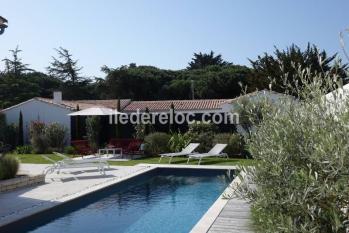 ile de ré Villa with swimming pool fully rehabilitated by architect