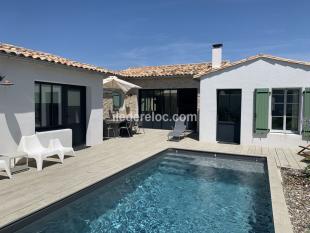 Ile de Ré:Villa re la blanche, new high-end villa with heated swimming pool