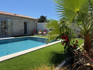 Ile de Ré:High-end, bright architect-designed villa with 4 bathrooms, close to the sea and