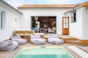 Ile de Ré:Quiet luxury villa, heated swimming pool, for 4