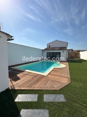 Ile de Ré:My skylight in re exceptional house with heated pool and outbuilding