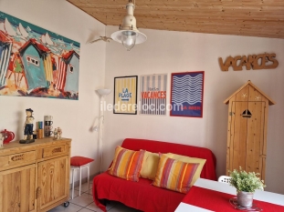 Ile de R&eacute;:True little double nest at 400m beach and 500m from port 2 / 4pers
