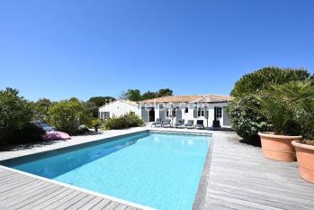 Ile de Ré:Villa 350 m2-6 suites pisc cff, enclosed garden - 100 m sea