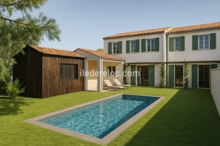 Ile de Ré:Exceptional house in la flotte - charm, light and refinement - air-conditioned h