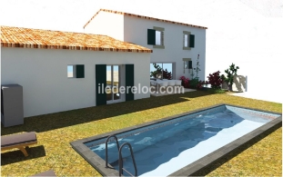 Ile de R&eacute;:Village house with swimming pool - le clos menuteau